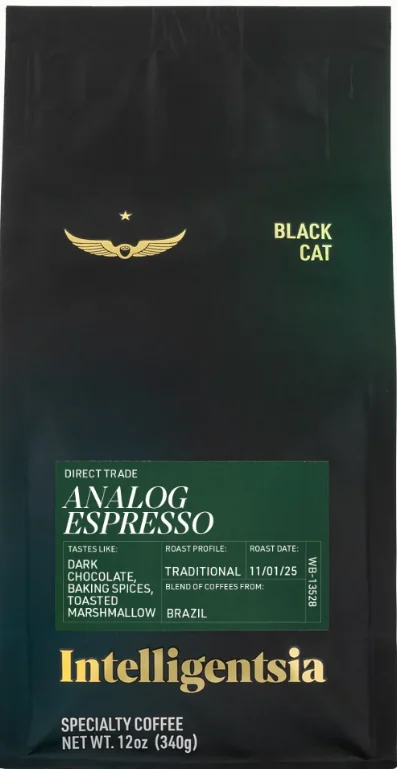 Bag of Intelligentsia Black Cat Analog Espresso