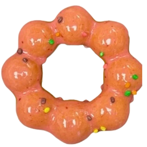 Strawberry Nerds mochi donut