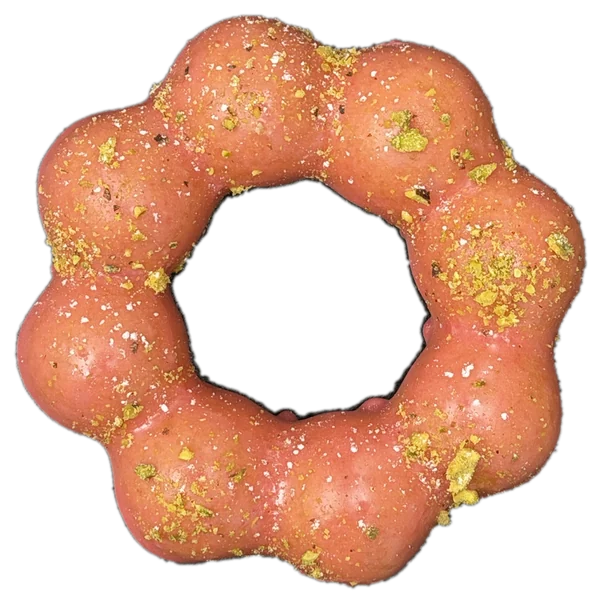 Pistachio Raspberry mochi donut